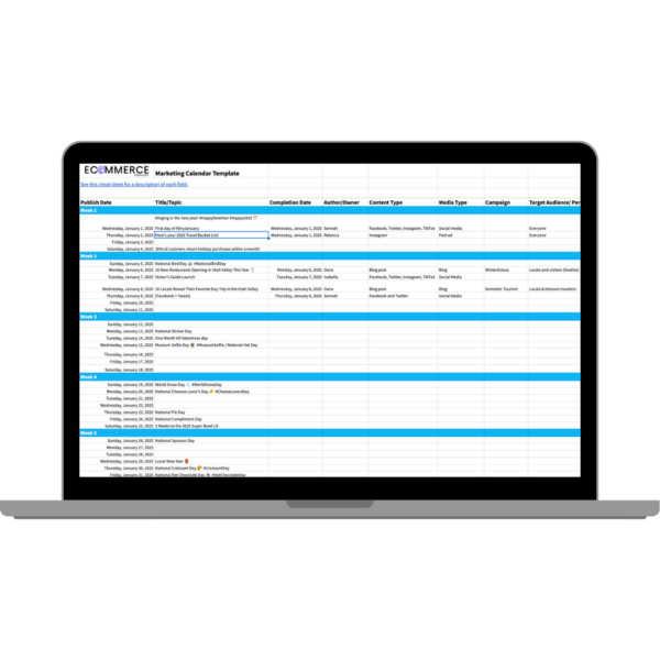 Ultimate Marketing Calendar