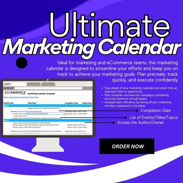 Ultimate Marketing Calendar