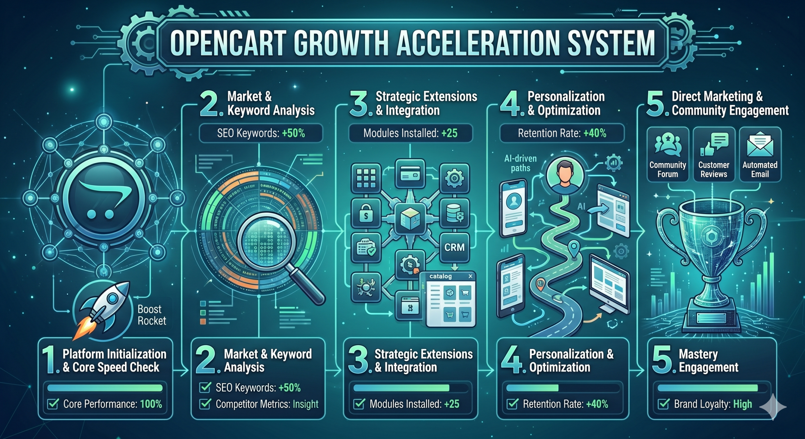 5 Tips for Growing Your OpenCart E-Commerce Platform