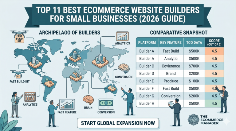 Top 11 Best Ecommerce Website Builders for Small Businesses (2026 Guide)