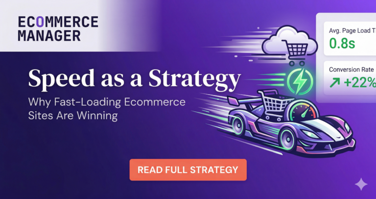 Speed as a Strategy: Why Fast-Loading Ecommerce Sites Are Winning