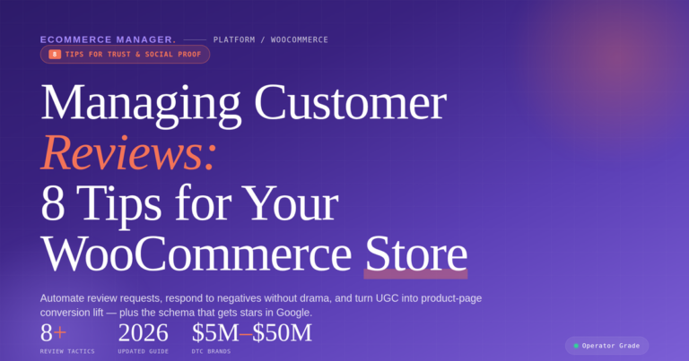 managing-customer-reviews-woocommerce-8-tips-featured